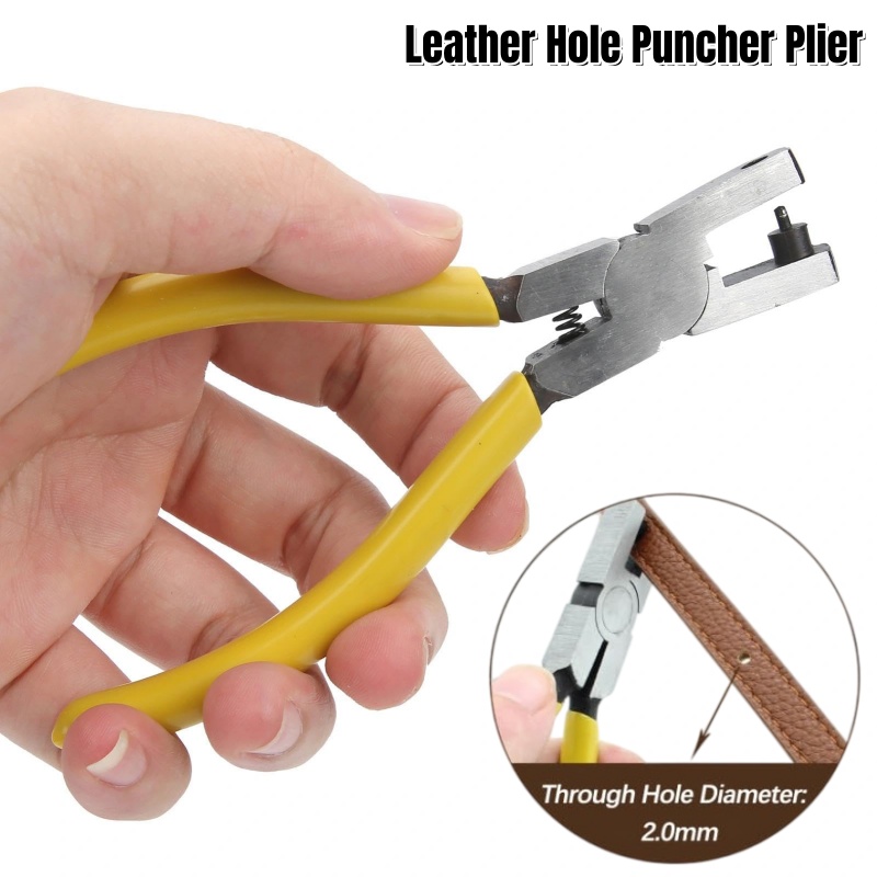 Hand Press Hole Punch Leather - أداة ثقب الجلد الدائرية الصغيرة بقطر