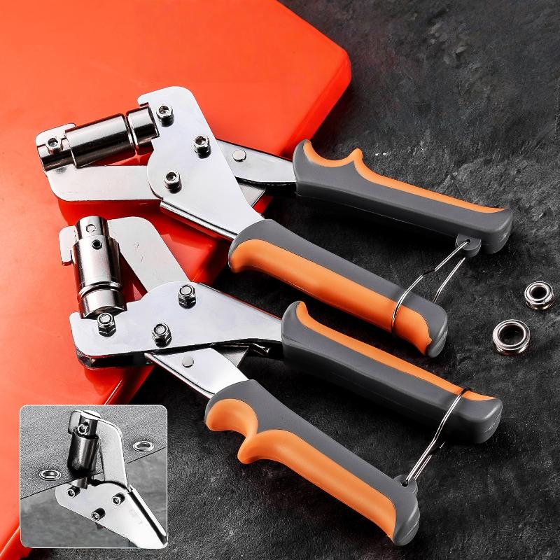 Hand Press Hole Punch Leather - طقم أدوات كماشة ثقب العراوي المعدنية