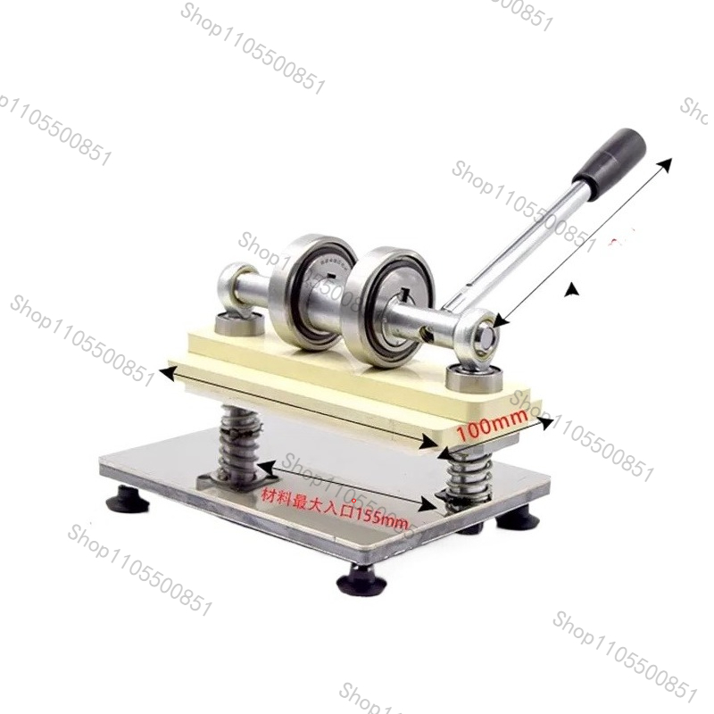 Leather Cutting Die Press - آلة قطع الجلد اليدوية بعجلتين، ماكينة