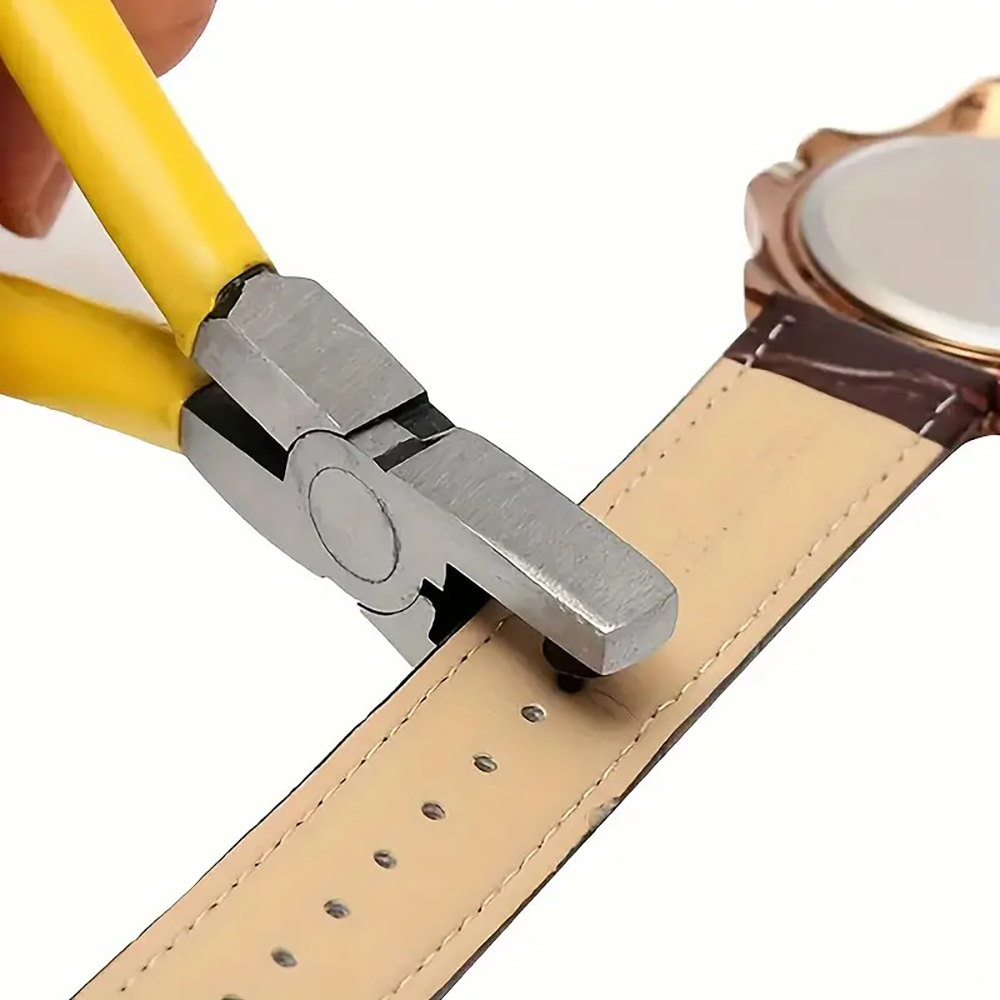 Hand Press Hole Punch Leather - الجلود ثقب لكمة ذو طيات العالمي