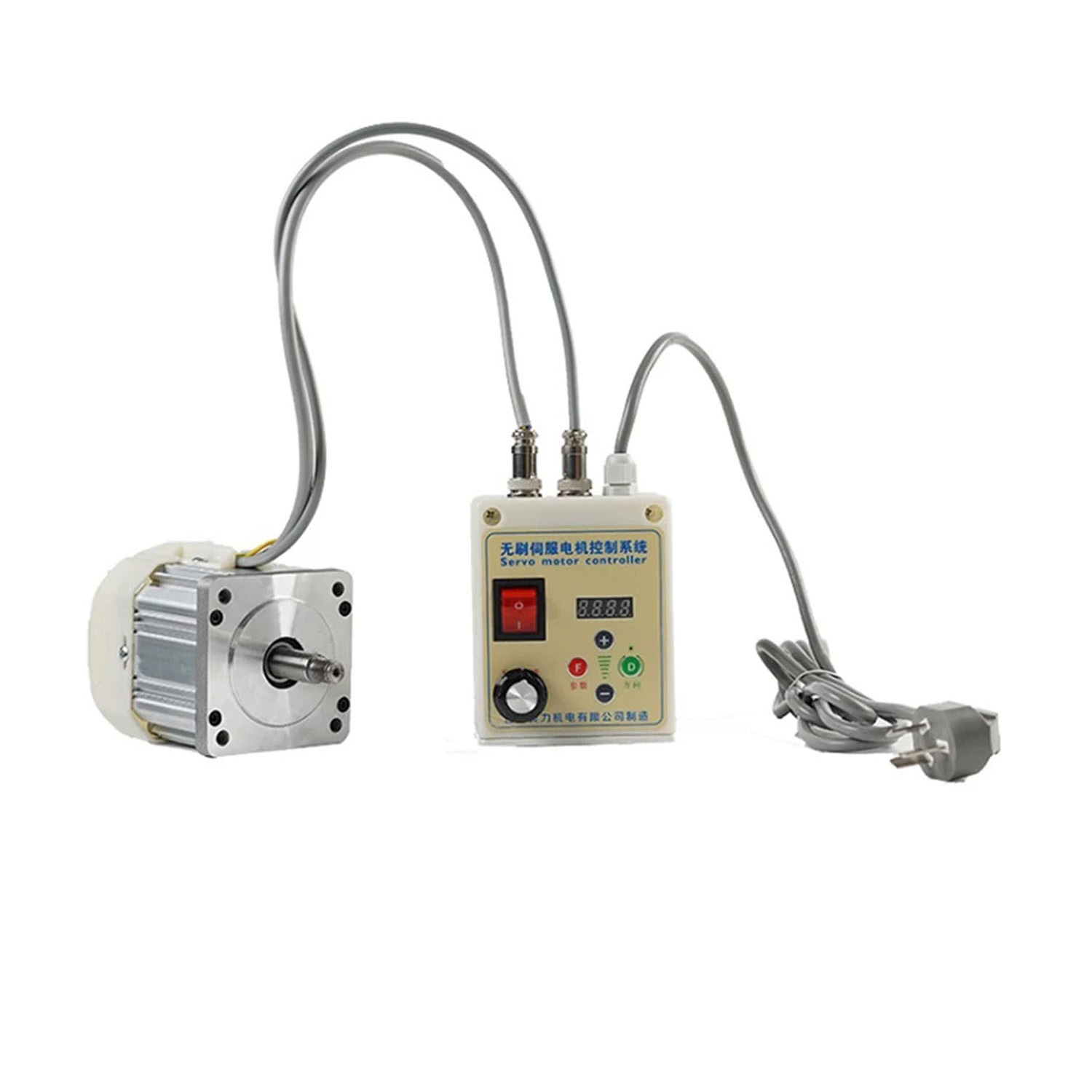 موتور تيار مباشر لآلة حزام الر - مراجعة Sewing Machine Servo Motor 750W وسعره
