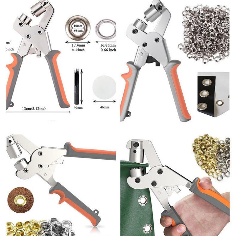 طقم أدوات كماشة ثقب العراوي ال - مراجعة Hand Press Hole Punch Leather وسعره