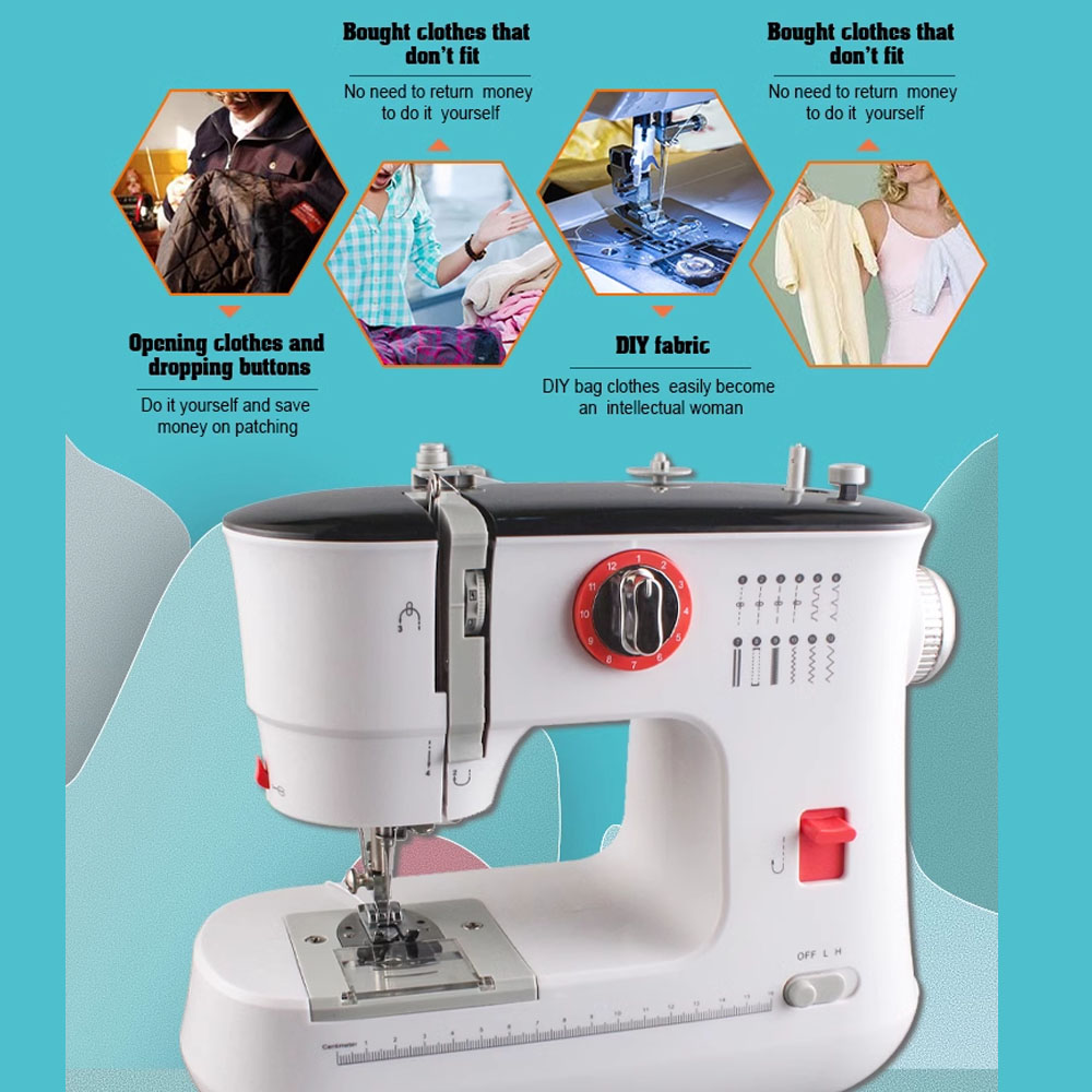 ماكينة خياطة الأوفرلوك الأوتوم - مراجعة Overlock Sewing Machine 4 Thread وسعره