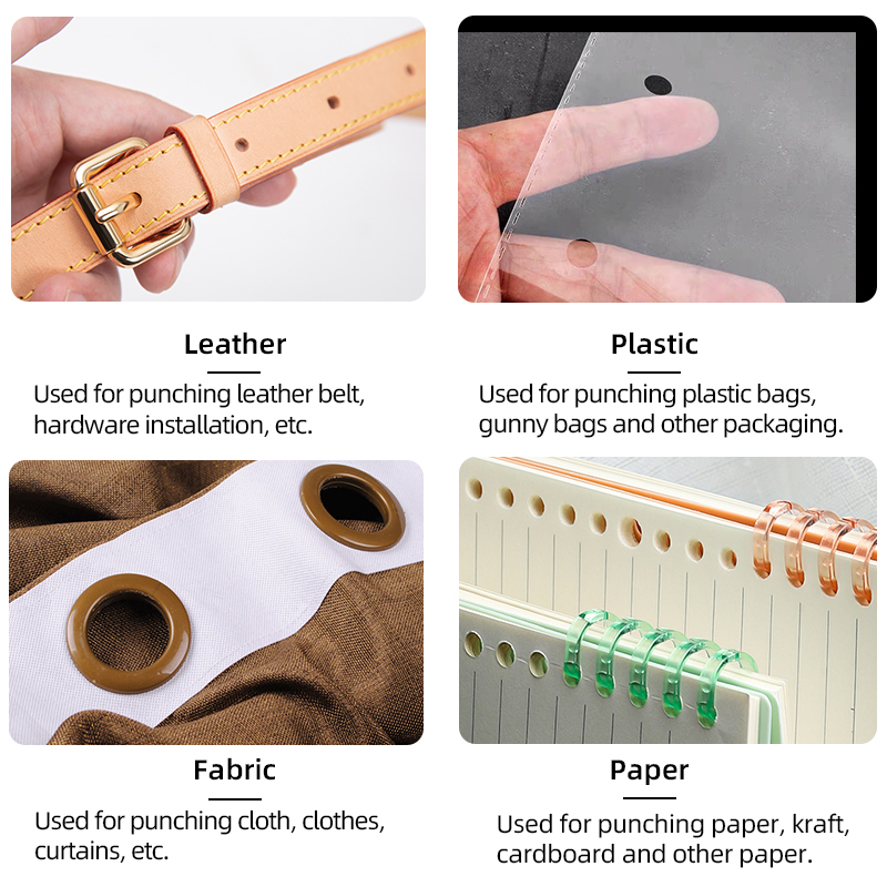 WUTA الجلود ثقب دائري أداة تخر - مراجعة Hand Press Hole Punch Leather وسعره
