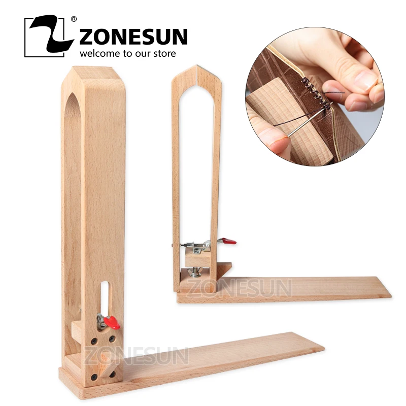 ZONESUN أدوات خياطة الخشب الجل - مراجعة Leather Stitching Pony Clamp وسعره