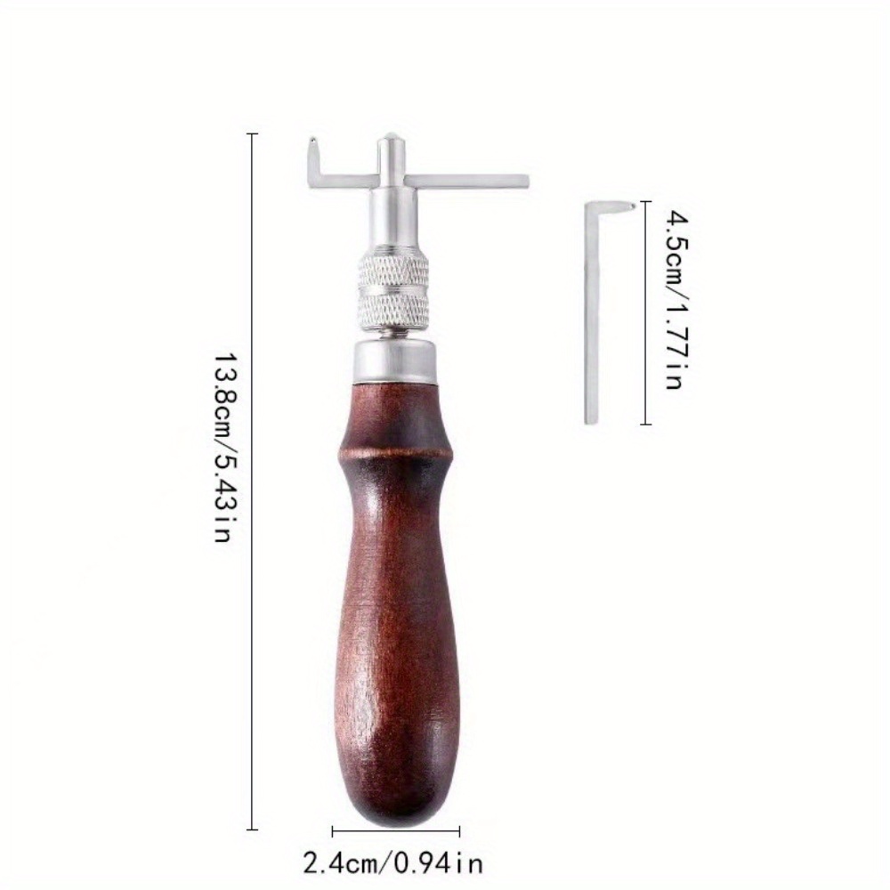 1 قطعة حافة جلدية قابلة للتعدي - مراجعة Leather Edge Beveler Set وسعره
