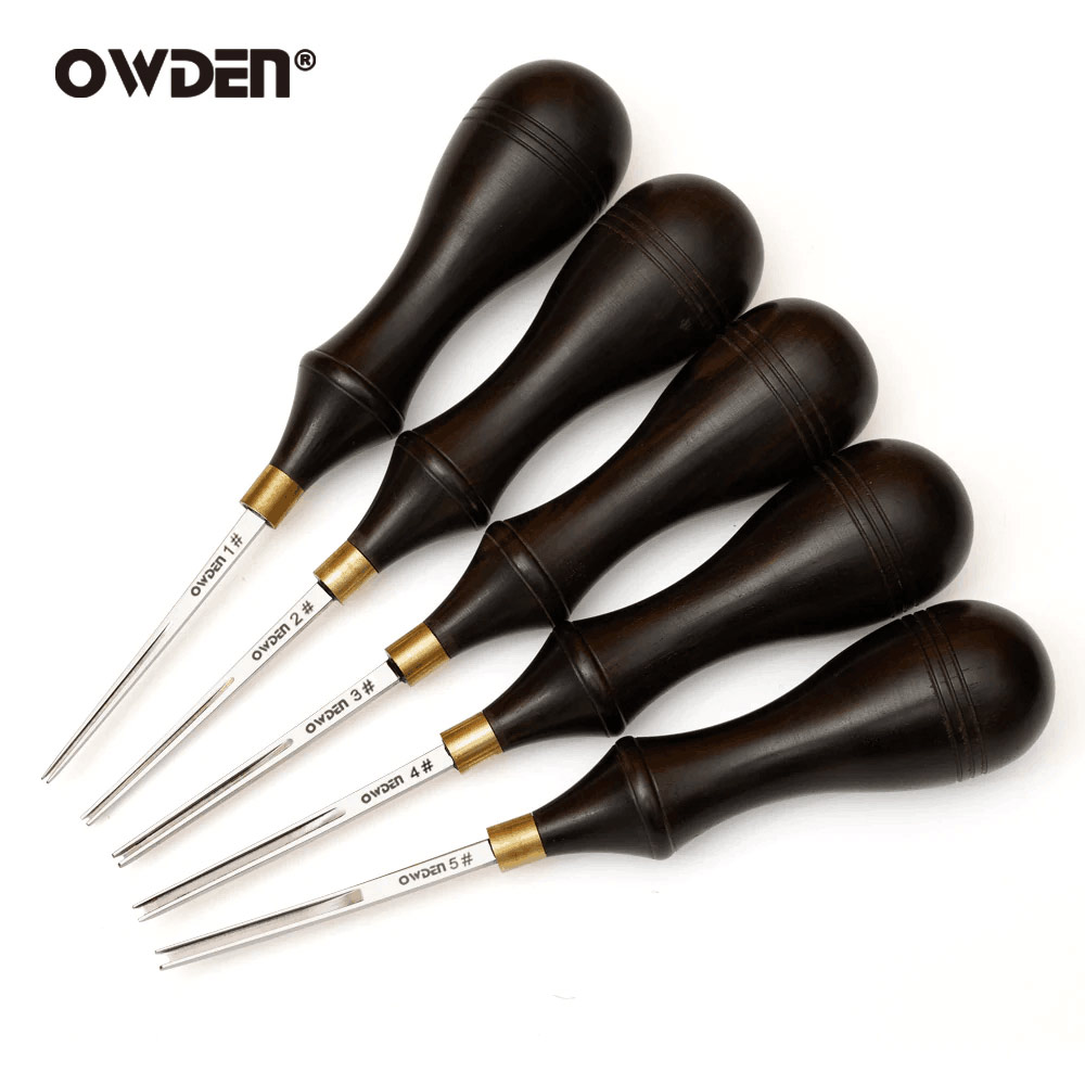 عجوز # 1-5 أداة مشطوفة بحافة ج - مراجعة Leather Edge Beveler Set وسعره