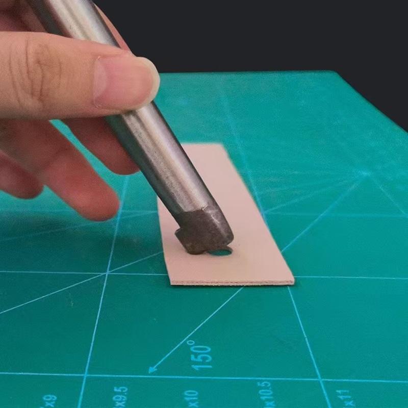 أدوات ثقب الجلد مع ثقوب ونهايا - مراجعة Hand Press Hole Punch Leather وسعره
