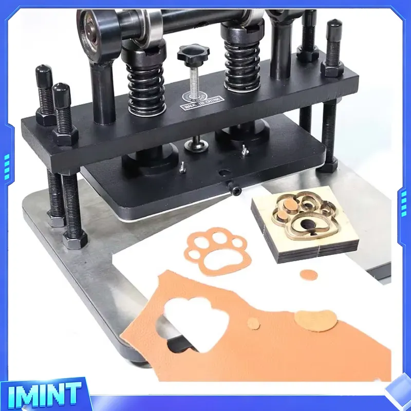 ماكينة قص يدوية صغيرة مسطحة مق - مراجعة Leather Cutting Die Press وسعره