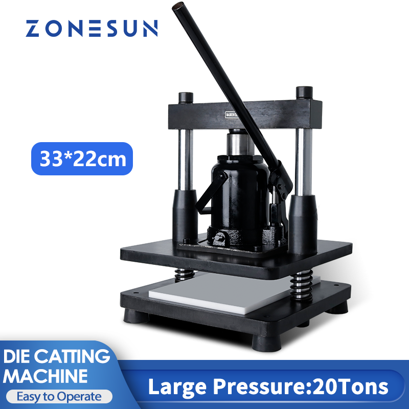 آلة قطع الجلد الهيدروليكية ZON - مراجعة Leather Cutting Die Press وسعره