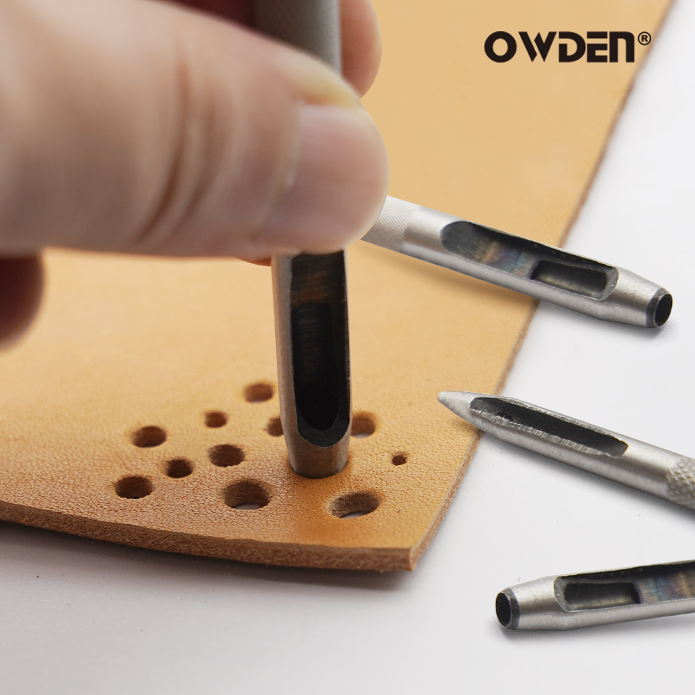 6 قطع من أدوات تثقيب الثقب الج - مراجعة Hand Press Hole Punch Leather وسعره