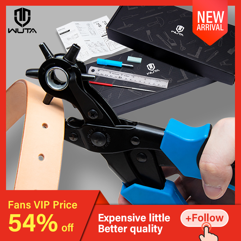 مجموعة أدوات ثقب الحزام الجلدي - مراجعة Hand Press Hole Punch Leather وسعره