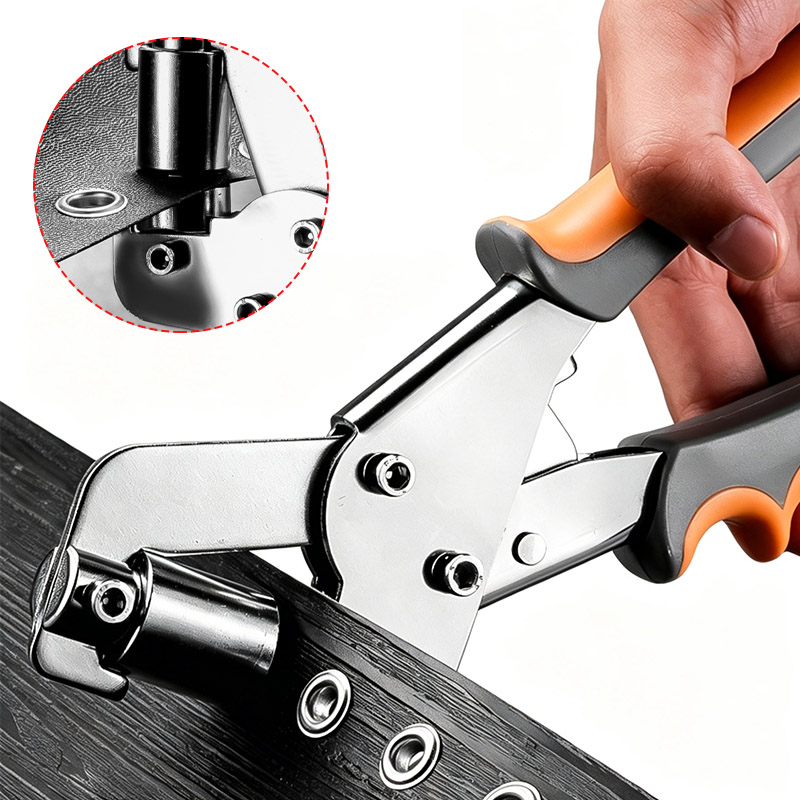 طقم كماشة تثبيت حلقات معدنية ( - مراجعة Hand Press Hole Punch Leather وسعره