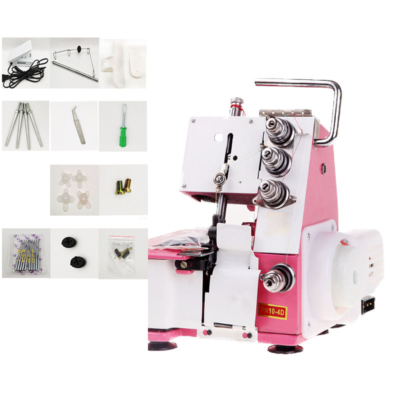 ماكينة خياطة الأوفرلوك رخيصة ا - مراجعة Overlock Sewing Machine 4 Thread وسعره