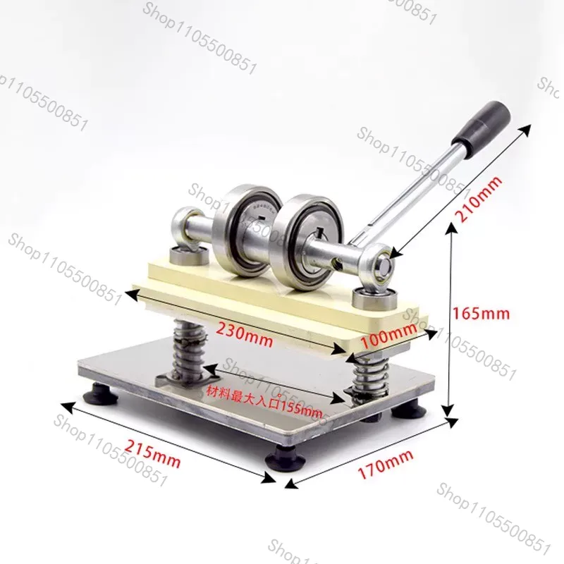 آلة قطع الجلد اليدوية بعجلتين، - مراجعة Leather Cutting Die Press وسعره