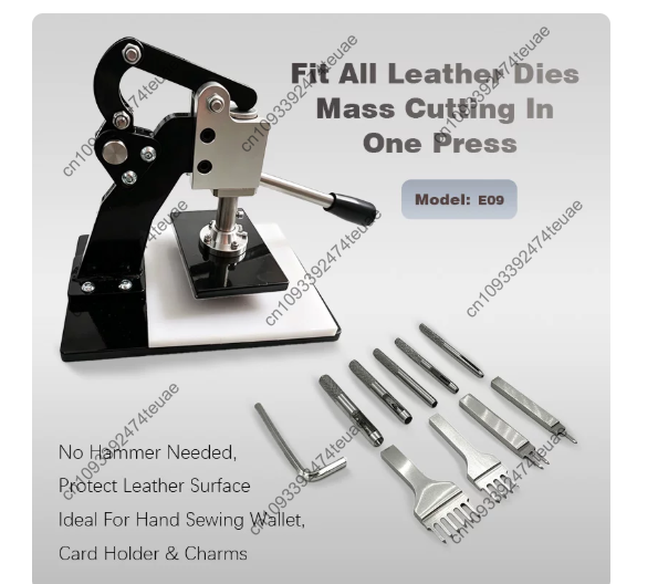 آلة الضغط اليدوية E09، آلة ضغط - مراجعة Leather Cutting Die Press وسعره