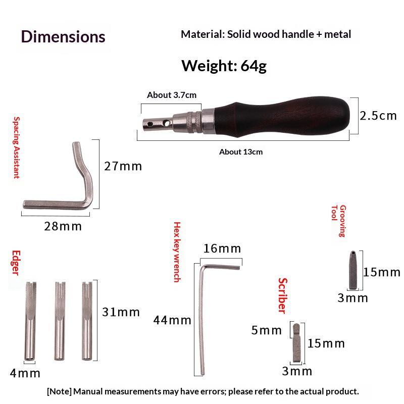 مجموعة أدوات تشكيل الجلد 7 في  - مراجعة Leather Edge Beveler Set وسعره