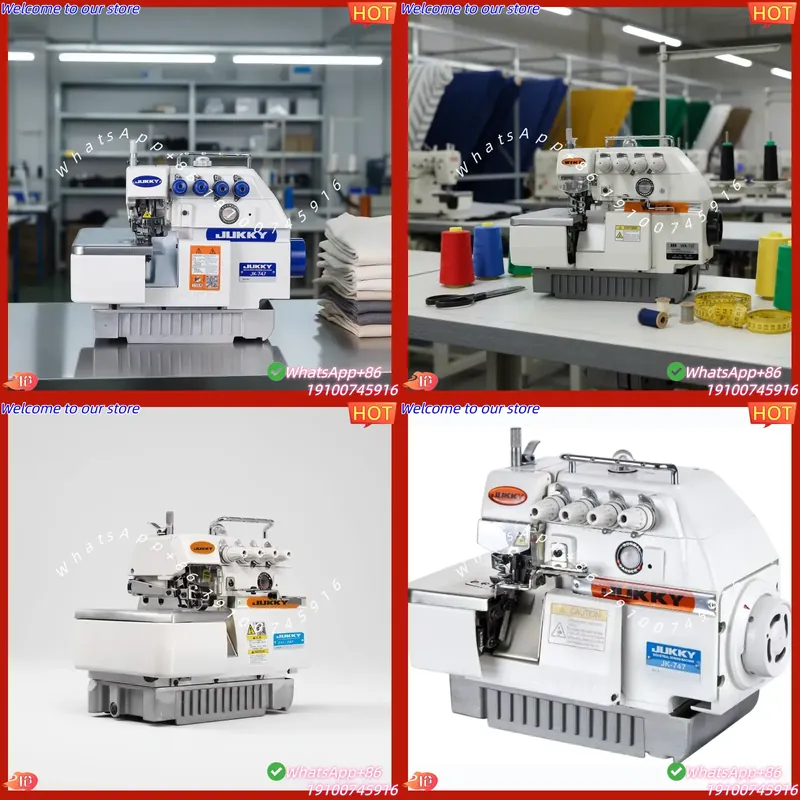 ماكينة خياطة صناعية عالية السر - مراجعة Overlock Sewing Machine 4 Thread وسعره