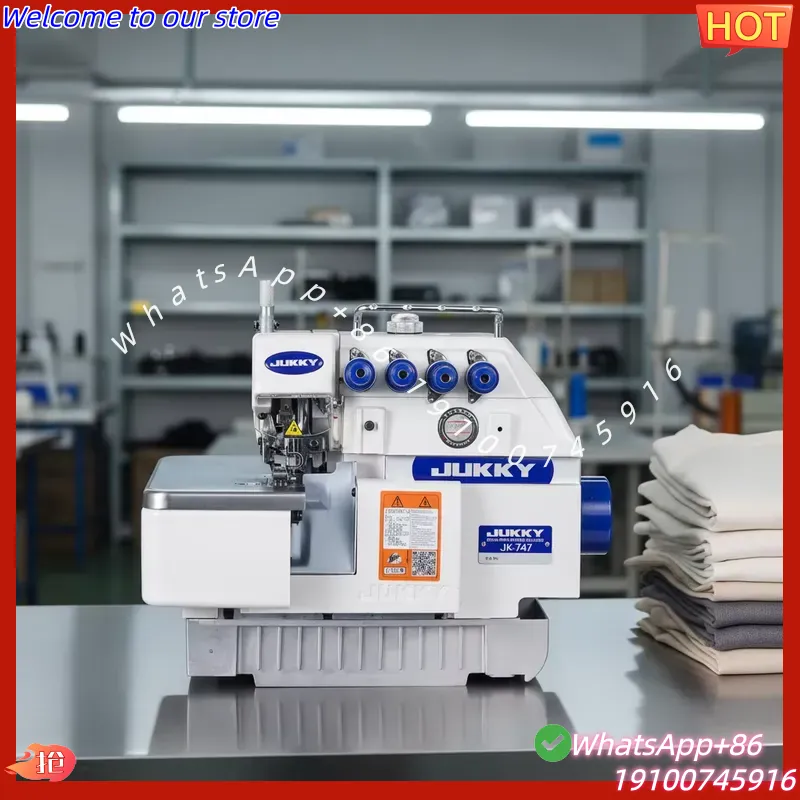 ماكينة خياطة صناعية عالية السر - مراجعة Overlock Sewing Machine 4 Thread وسعره