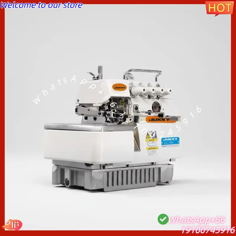ماكينة خياطة صناعية عالية السر - مراجعة Overlock Sewing Machine 4 Thread وسعره