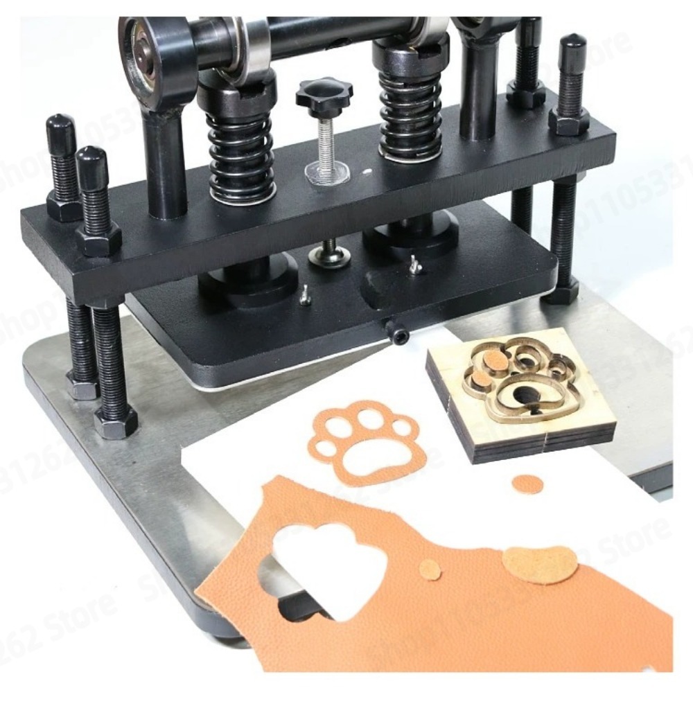 آلة قص يدوية صغيرة IGE-001 لقط - مراجعة Leather Cutting Die Press وسعره